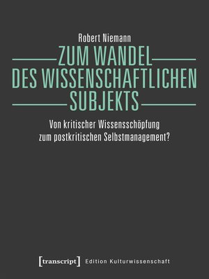 cover image of Zum Wandel des wissenschaftlichen Subjekts